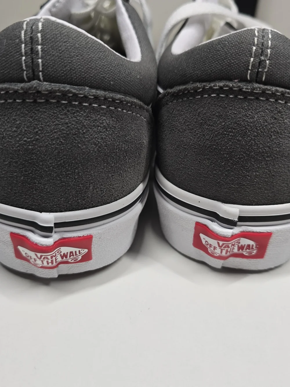 Vans Old Skool Sneakers Pewter/True White Women’s 8.5 NWOT with Box - Picture 5 of 14